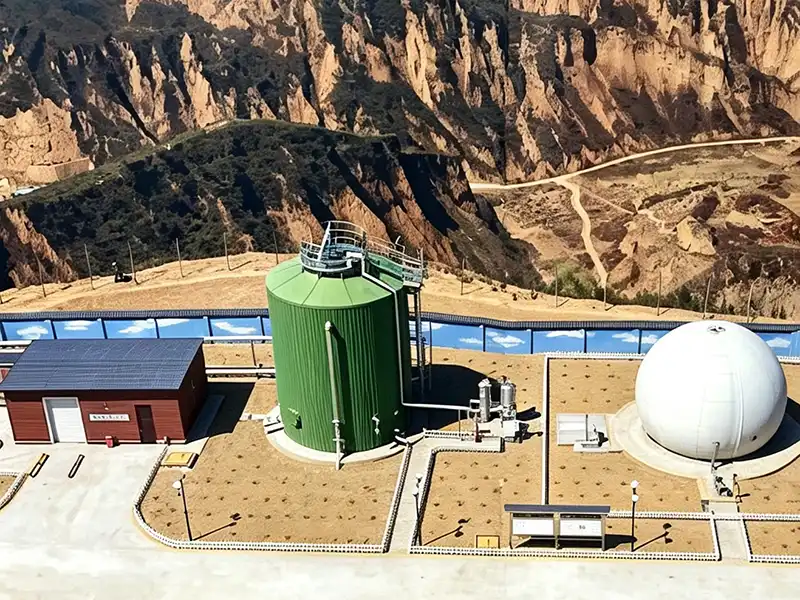 Biogas Project Investment – Digester, Gas Holder & Performance Data