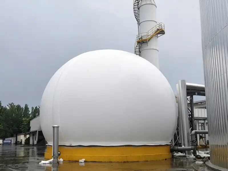 Biogas Storage Solution – Remove the Old Holder, Install the New