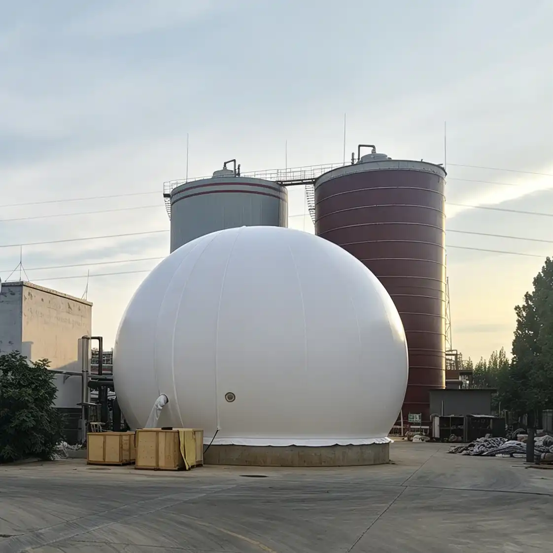 500m³ biogas holder
