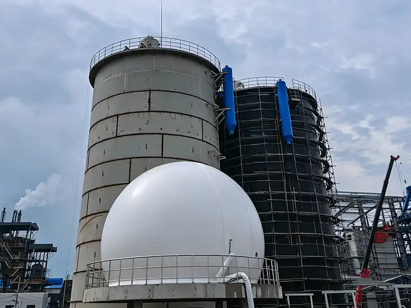 Why Choose Haiyue Double Membrane Gas Holder for Paper Mill Biogas Storage